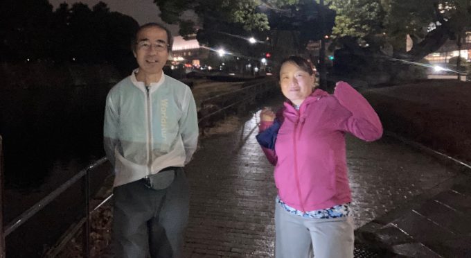 2月てけらん開催しました(平日夜@皇居)
