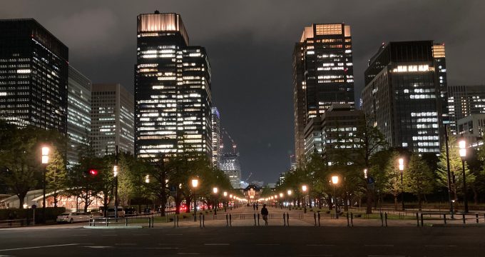 4月てけらん開催しました（平日夜＠皇居）