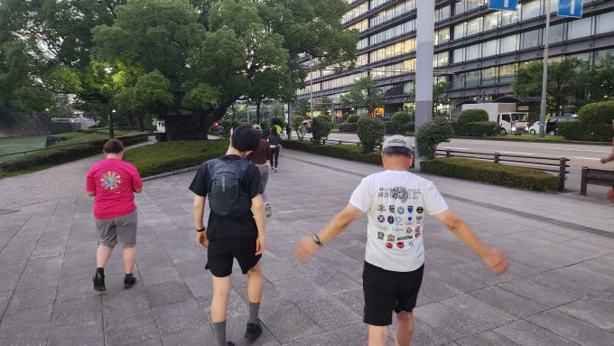 6月てけらん＠皇居　とにかく暑い！！